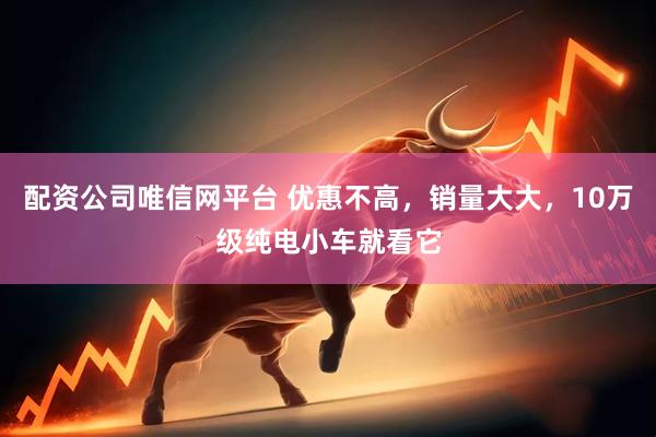 配资公司唯信网平台 优惠不高，销量大大，10万级纯电小车就看它
